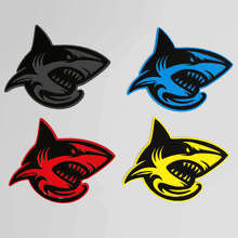 Distintivo Shark Hellshark 3D Distintivi Parafango Emblema 2 3