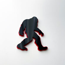 Emblema 3D parafango Bigfoot Sasquatch_3