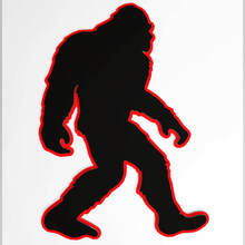 Emblema dei distintivi del parafango del distintivo 3D Yeti Sasquatch Bigfoot
 3