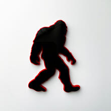 Emblema 3D parafango Bigfoot Sasquatch_4