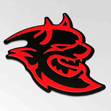 Dodge Demon 3D Distintivo Parafango Distintivi Emblema 3 2