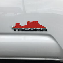 Adesivo decalcomania Toyota Tacoma Mountains Arizona Canyon sul badge
 2