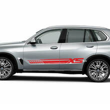 Kit di decalcomanie adesive per strisce laterali dinamiche da corsa per BMW X5 G05 - Grafica in vinile personalizzata
 2