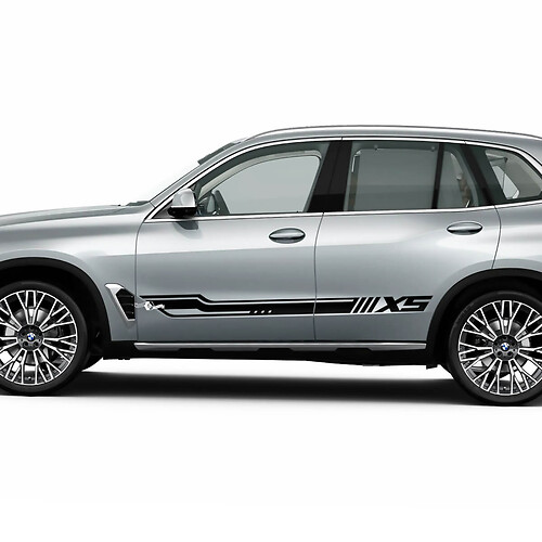 Kit di adesivi per decalcomanie a strisce laterali Dynamic Racing per BMW X5 G05 - Grafica in vinile personalizzata
