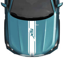 Decalcomania adesiva a strisce personalizzate per cofano BMW X5 G05 - Grafica in vinile per un look elegante e sportivo
 2