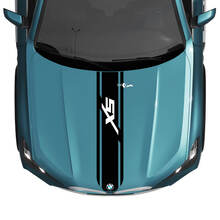 Decalcomania adesiva personalizzata per cofano BMW X5 G05 - Vinile 2 colori
 2