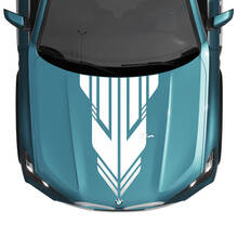 BMW X5 G05 Hood Custom Accent Stripe Decal Strobe - Adesivi grafici in vinile
 2