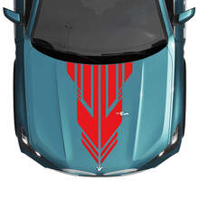 BMW X5 G05 Hood Custom Accent Stripe Decal Strobe - Adesivi grafici in vinile
 3