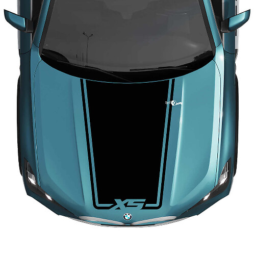 BMW X5 G05 Hood Custom Accent Stripe Decal Strobe - Adesivi grafici in vinile
