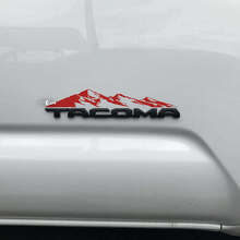 Adesivo in vinile Mountain Range Over Badge per Toyota Tacoma_2