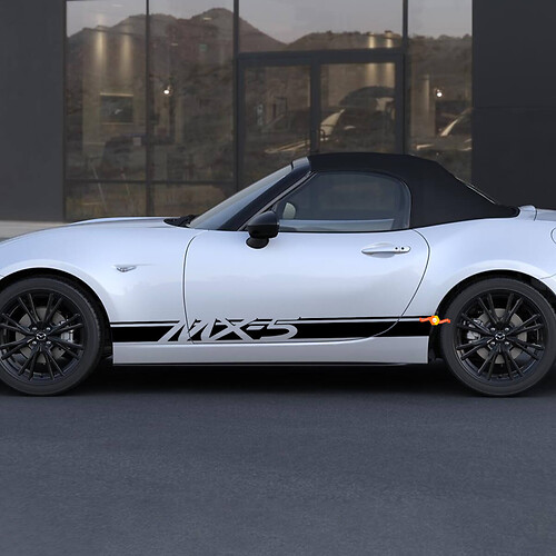 Adesivo per decalcomanie a strisce laterali Mazda MX-5 Miata - adesivo in vinile personalizzato
