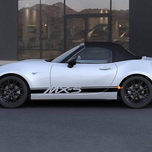 Adesivo per decalcomanie a strisce laterali Mazda MX-5 Miata - adesivo in vinile personalizzato
