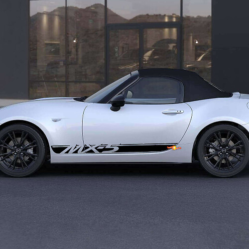 Strisce Accento con Adesivo Vinile Laterale con Logo per Mazda MX-5 Miata