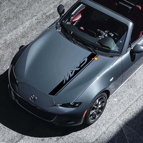 Adesivo decalcomania a strisce per cofano Roadster Mazda MX-5 Miata - adesivo in vinile personalizzato
