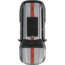 Strisce sul Cofano e Tetto Kit Adesivi Vinile Rally 2 Per Toyota Land Cruiser Prado 3