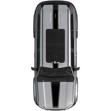 Kit di Adesivi in Vinile Strisce Tetto Cofano Rally per Toyota Land Cruiser Prado 3