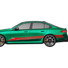 Kit adesivo decorativo laterale per BMW Serie 5 G60 M5 G90 - Adesivi in vinile SupDec Graphix
 2