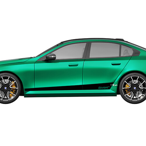 Kit decalcomanie per accenti pannello bilanciere laterale per BMW Serie 5 G60 M5 G90 - Adesivi in ​​vinile SupDec Graphix
