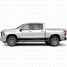 Strisce in Vinile a Fessura Sfalsata per Porta e Battitacco per Chevrolet Silverado 1500 Nuova Generazione 2027_2