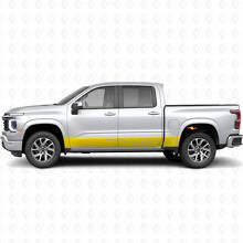 Strisce in Vinile a Fessura Sfalsata per Porta e Battitacco per Chevrolet Silverado 1500 Nuova Generazione 2027_3