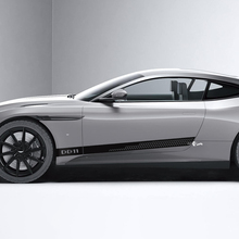 Adesivi per decalcomanie in vinile per porte laterali a nido d'ape laterali Aston Martin DB11
 2