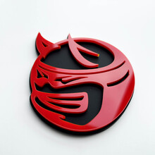 Distintivo 3D personalizzato Drag Bee Demon Dodge Charger Challenger logo Fender Badge Emblem
 2