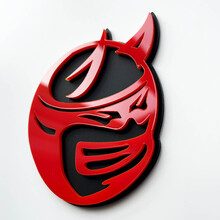 Distintivo 3D personalizzato Drag Bee Demon Dodge Charger Challenger logo Fender Badge Emblem
 4