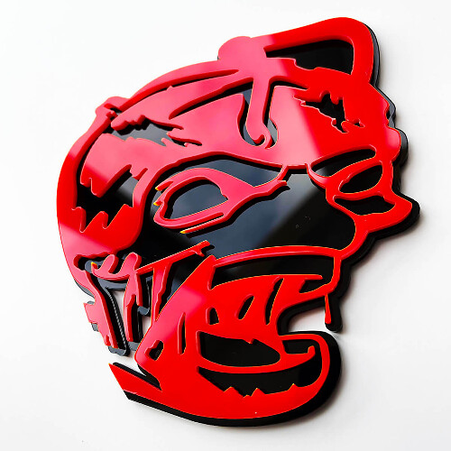 Distintivo Emblema Passaruota 3D Zombie Super Ape