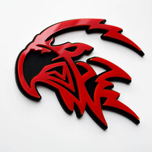 Distintivo 3D personalizzato Trackhawk Hellhawk - Emblema parafango per Jeep Trackhawk
 3