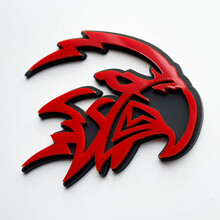 Distintivo 3D personalizzato Trackhawk Hellhawk - Emblema parafango per Jeep Trackhawk 2
 2