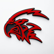 Distintivo 3D personalizzato Trackhawk Hellhawk - Emblema parafango per Jeep Trackhawk 2
 4