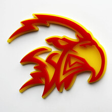 Distintivo 3D personalizzato Trackhawk Hellhawk - Emblema parafango per Jeep Trackhawk 3
 3