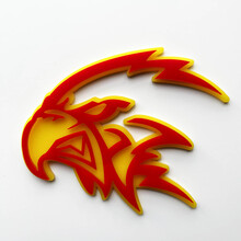 Distintivo 3D personalizzato Trackhawk Hellhawk - Emblema parafango per Jeep Trackhawk 3
 4