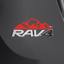 Adesivo Vinile Distintivo Posteriore Bigfoot Mountain per Toyota RAV4_2