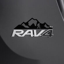 Adesivo Vinile Distintivo Posteriore Bigfoot Mountain per Toyota RAV4_3