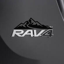 Adesivo Decalcomania Montagne Sul Retro 2 Per Distintivo Toyota Rav4 3