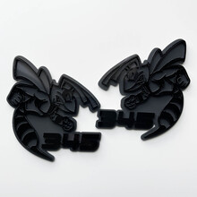 Distintivo 3D Hornet Bee 345 - Emblema distintivo parafango personalizzato per auto e camion
 4
