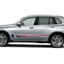 Accenti laterali M strisce colori per BMW G05 X5 Adesivo decalcomania in vinile per porte laterali
 3