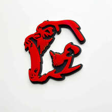 Emblema Parafango 3D Angry Gorilla_2