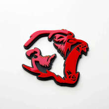 Emblema Parafango 3D Angry Gorilla_3