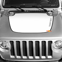 Adesivo Vinile con Contorno Rosso per Cofano Jeep Wrangler_2