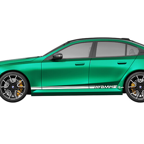 Kit decalcomanie laterali BMW Racing per BMW Serie 5 G60 M5 G90 - Adesivi in ​​vinile SupDec Graphix
