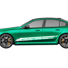 Kit decalcomanie da corsa a strisce moderne laterali per BMW Serie 5 G60 M5 G90 - Adesivi in ​​vinile SupDec Graphix
 2