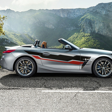 Adesivo decalcomania in vinile con strisce per porte laterali adatto alla BMW Z4
 2