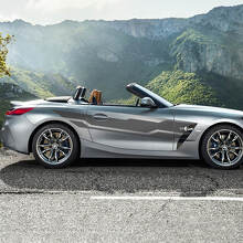 Adesivo decalcomania in vinile con strisce per porte laterali adatto alla BMW Z4
 3