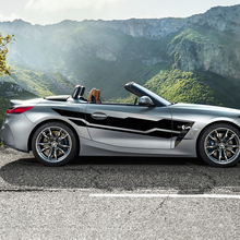 Adesivo decalcomania in vinile con strisce per porte laterali adatto alla BMW Z4
 5