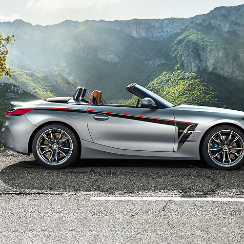 Adesivo decalcomania in vinile per strisce porta accenti laterali adatto alla BMW Z4
