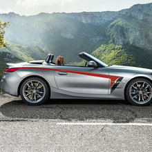 Adesivo decalcomania in vinile per strisce porta accenti laterali adatto alla BMW Z4
 4