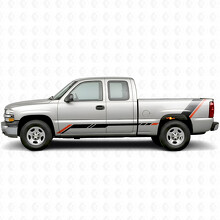 Strisce in Vinile Decorativo alzate per Porta e Fiancata per Chevrolet Silverado 1500 GMT800 1999-2007_2