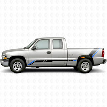 Strisce in Vinile Decorativo alzate per Porta e Fiancata per Chevrolet Silverado 1500 GMT800 1999-2007_3